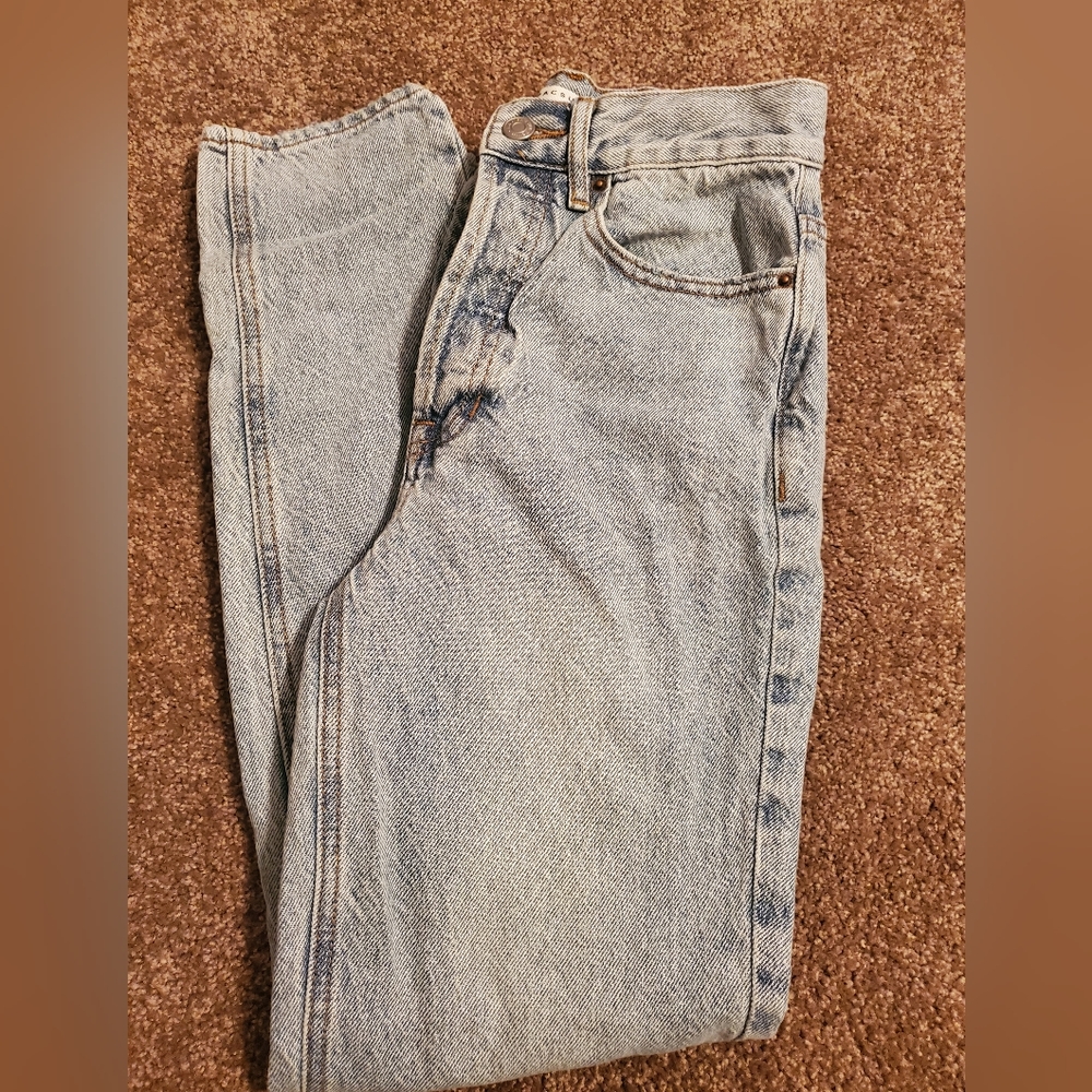 Pacsun Acid Wash Women Ultra High Rise Slim Jeans - Picture 4 of 8